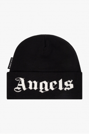 【関税無・国内発】 Palm Angels / Logo Beanie / ロゴビーニー Logo beanie in black - Palm Angels Kids | Mytheresa